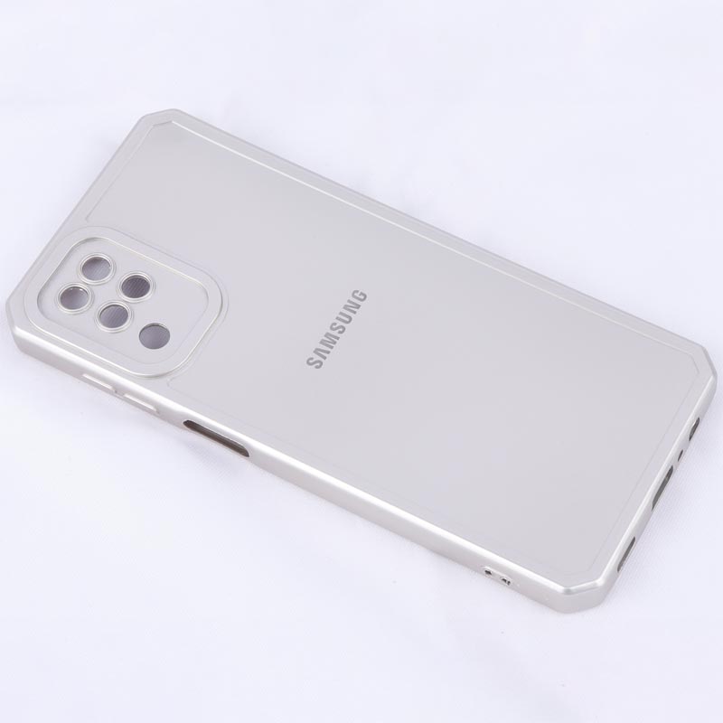قاب متالیک ژله ای محافظ لنزدار Samsung Galaxy A12