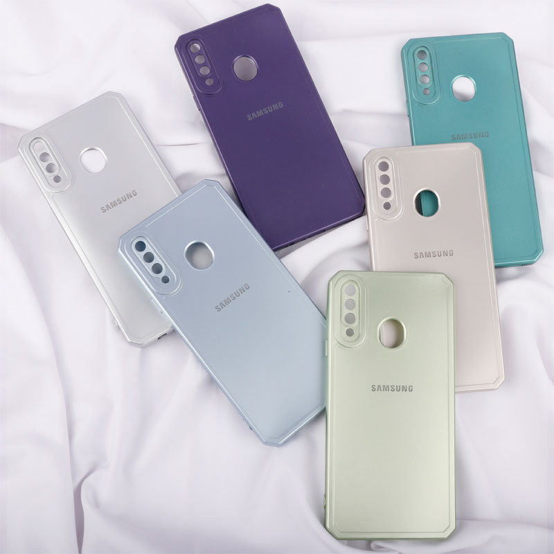 قاب متالیک ژله ای محافظ لنزدار Samsung Galaxy A20s