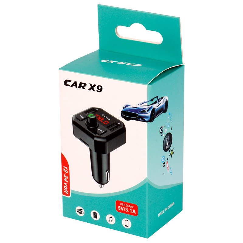 شارژر فندکی + FM Player بلوتوثی X9