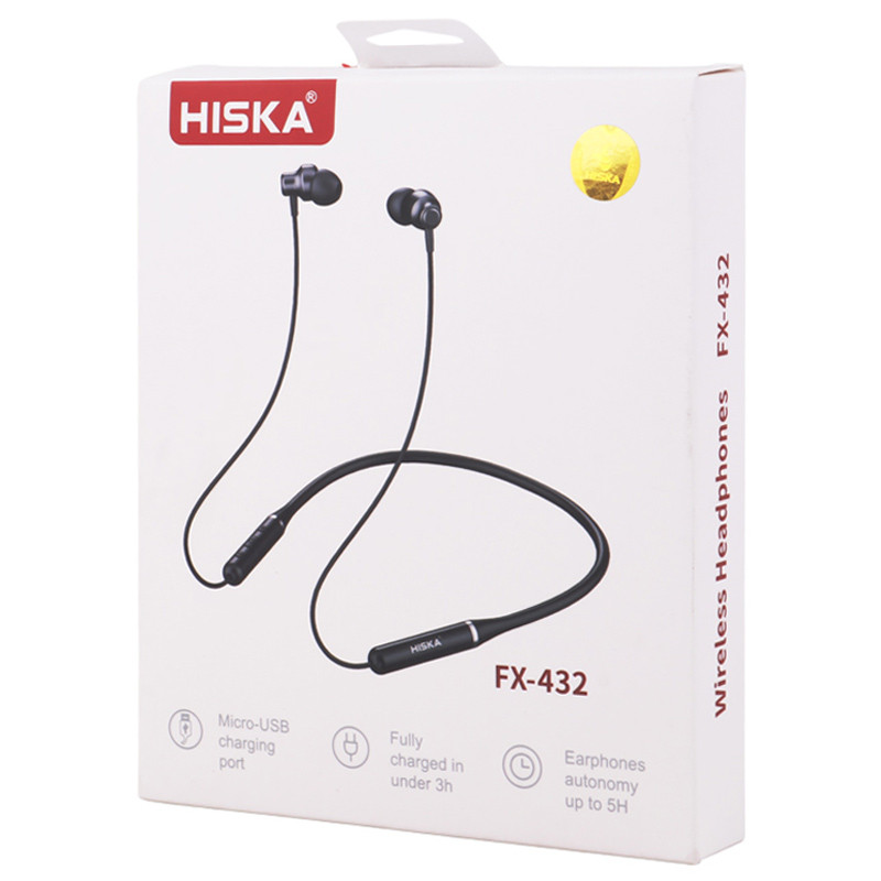 هندزفری بلوتوث دورگردنی Hiska FX-432