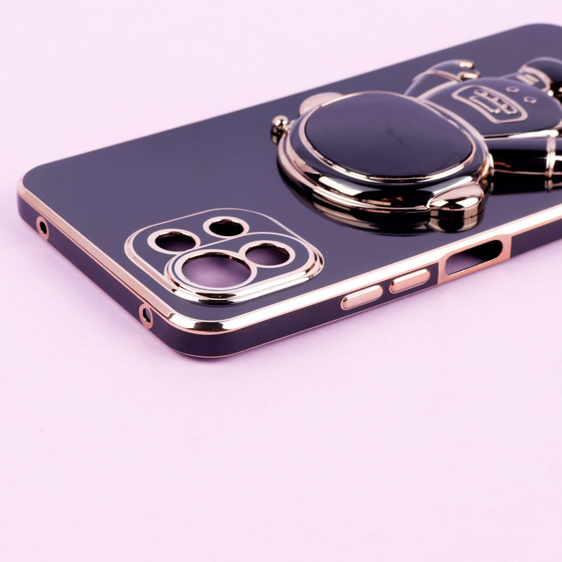 قاب براق My Case استند آدمکی محافظ لنزدار Xiaomi Mi 11 Lite