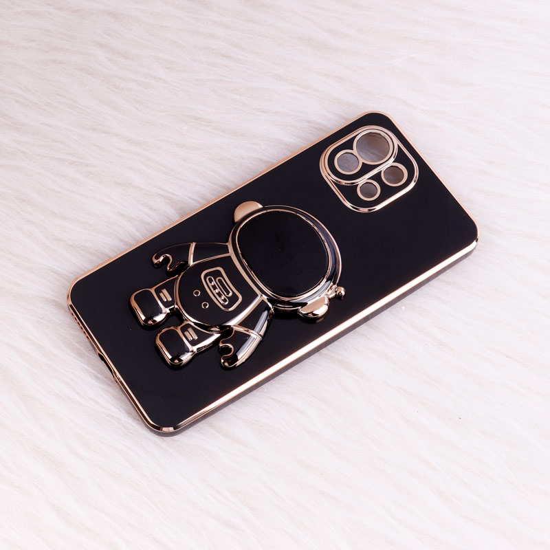 قاب براق My Case استند آدمکی محافظ لنزدار Xiaomi Mi 11 Lite
