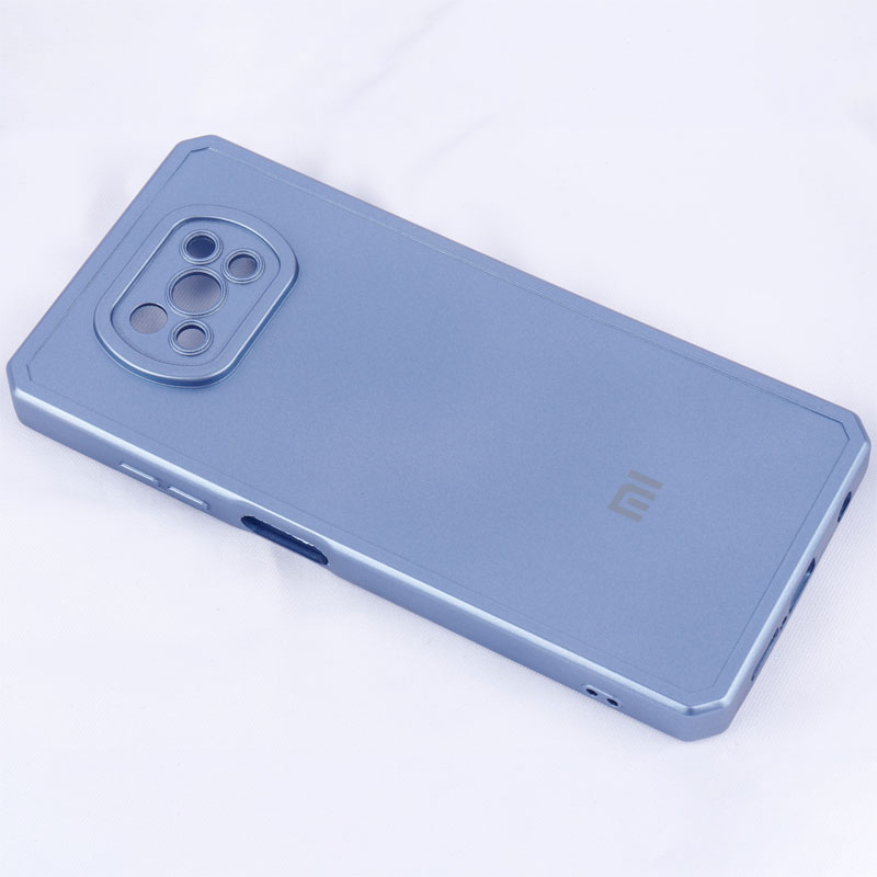 قاب متالیک ژله ای محافظ لنزدار Xiaomi Poco X3