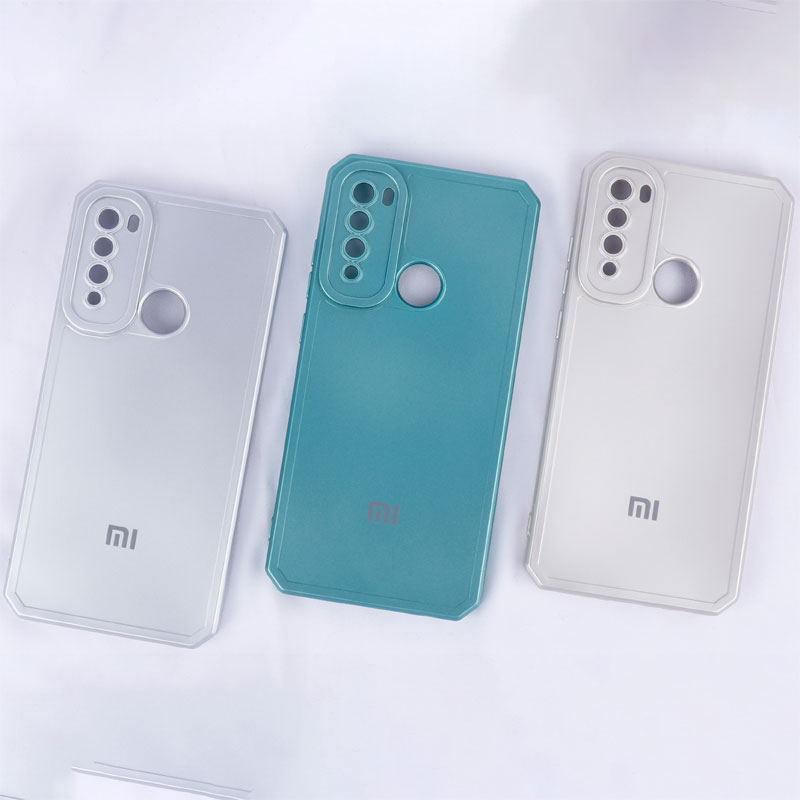 قاب متالیک ژله ای محافظ لنزدار Xiaomi Redmi Note 8