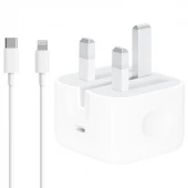 شارژر دیواری فست شارژ iPhone 12 Pro Max/13 Pro Max 3A 20W + کابل آیفونی