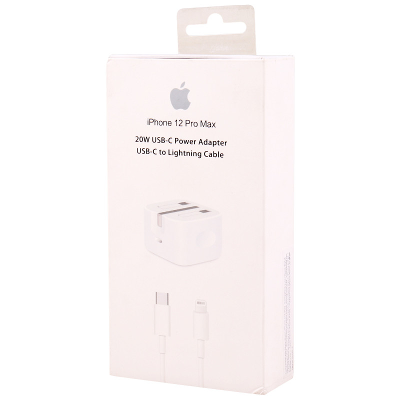 شارژر دیواری فست شارژ iPhone 12 Pro Max/13 Pro Max 3A 20W + کابل آیفونی