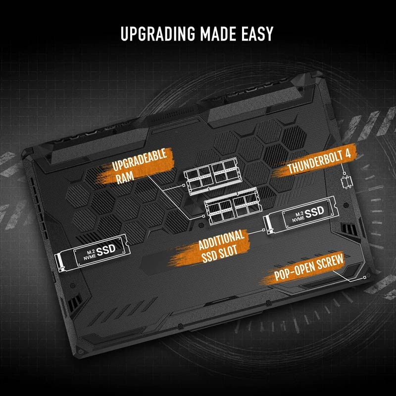 لپ تاپ Asus TUF Gaming F15 FX506HF Core i5 (11400H) 8GB 512GB SSD NVIDIA 4GB 15.6" FHD