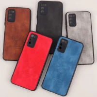 قاب چرمی محافظ لنزدار طرح گوزن Samsung Galaxy A02s / A03s