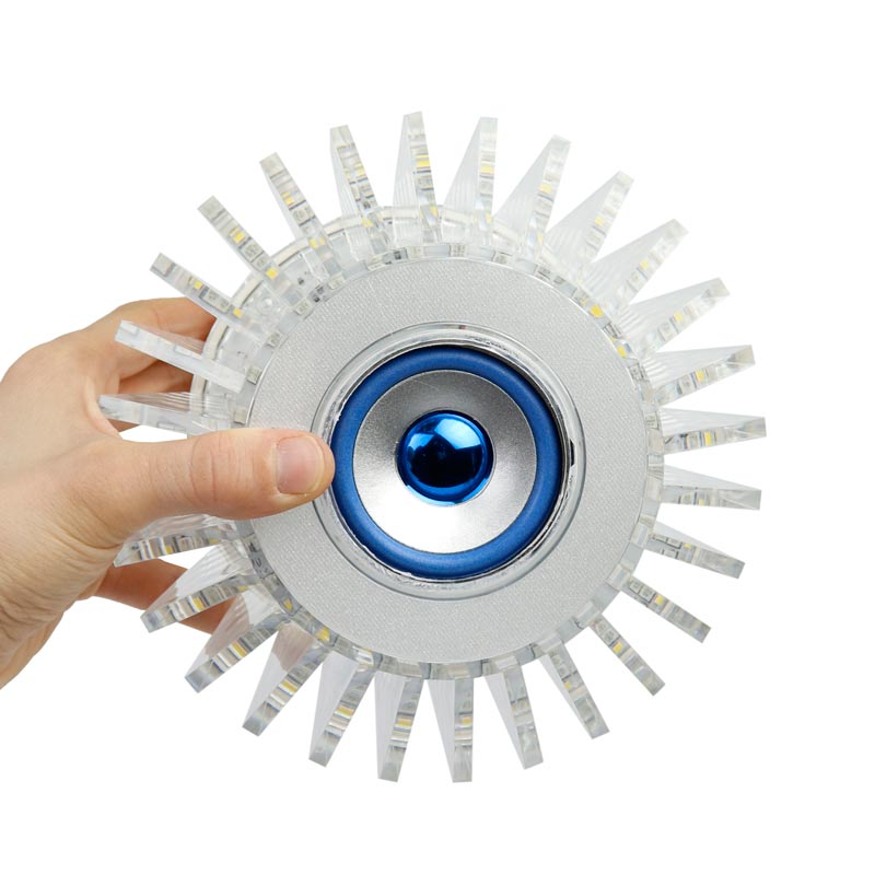 لامپ LED اسپیکر دار بلوتوثی Crystal Light ۲۴W E27 + ریموت کنترل