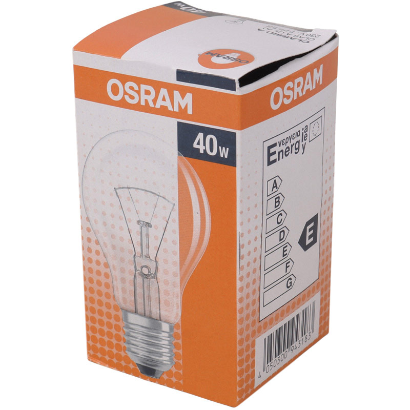 لامپ رشته ای اسرام Osram E27 40W