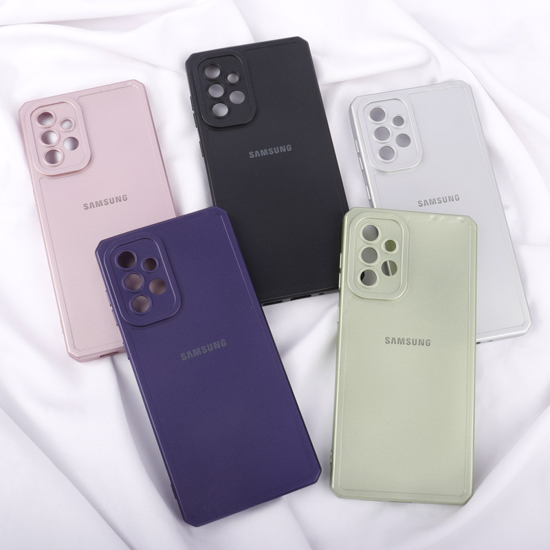 قاب متالیک ژله ای محافظ لنزدار Samsung Galaxy A73