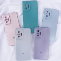 قاب متالیک ژله ای محافظ لنزدار Xiaomi Redmi Note 10 Pro