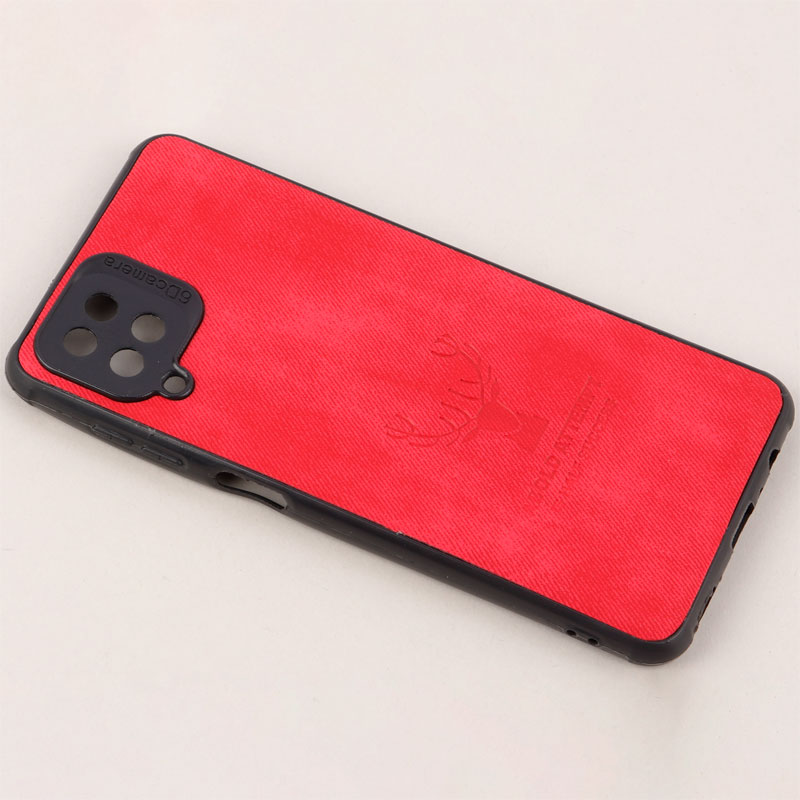 قاب چرمی محافظ لنزدار طرح گوزن Samsung Galaxy A12