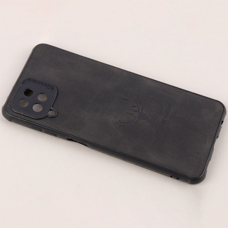 قاب چرمی محافظ لنزدار طرح گوزن Samsung Galaxy A12