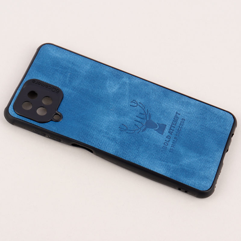 قاب چرمی محافظ لنزدار طرح گوزن Samsung Galaxy A12