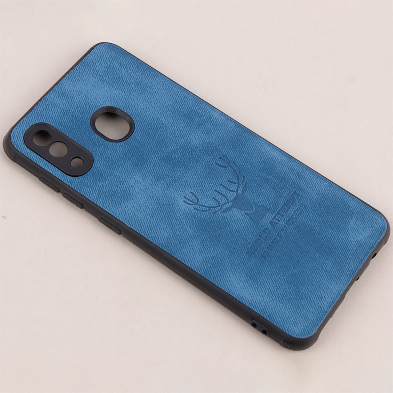 قاب چرمی محافظ لنزدار طرح گوزن Samsung Galaxy A20 / A30