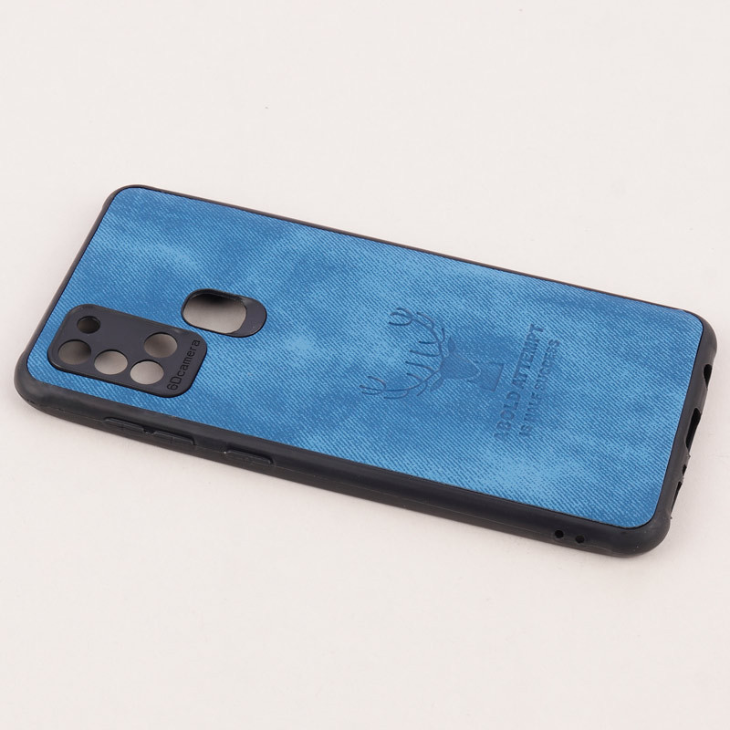 قاب چرمی محافظ لنزدار طرح گوزن Samsung Galaxy A21s