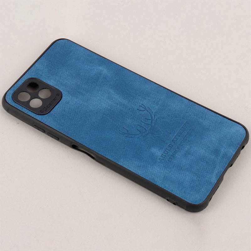 قاب چرمی محافظ لنزدار طرح گوزن Samsung Galaxy A22 5G