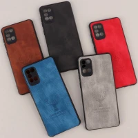 قاب چرمی محافظ لنزدار طرح گوزن Samsung Galaxy A31