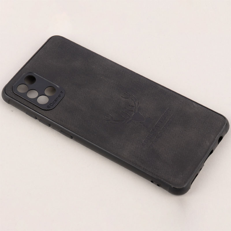 قاب چرمی محافظ لنزدار طرح گوزن Samsung Galaxy A31