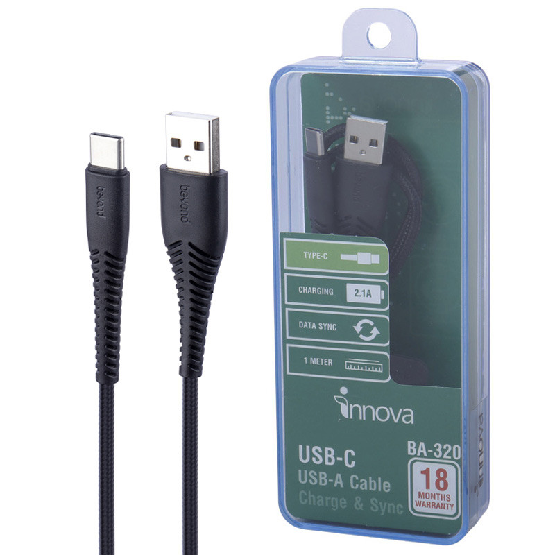 کابل تایپ سی فست شارژ Innova BA-320 2.1A 1m
