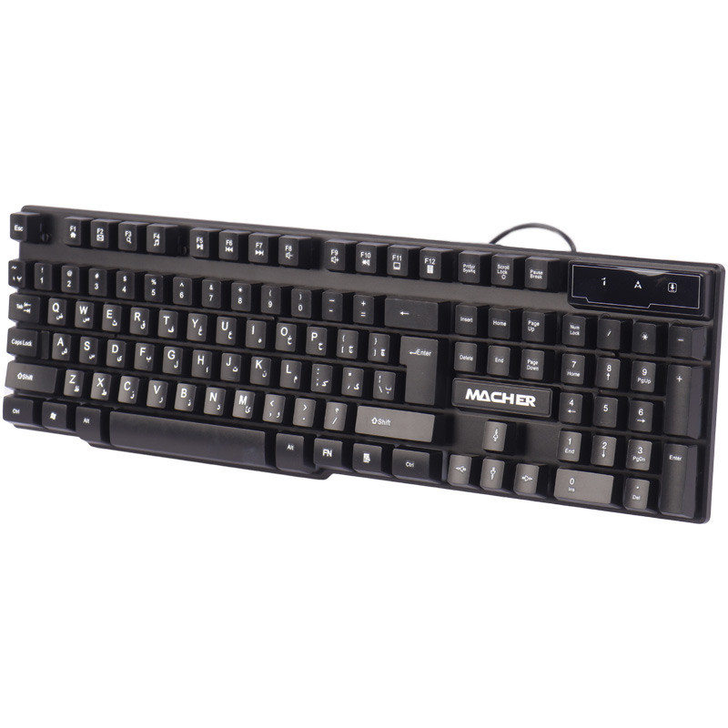 کیبورد گیمینگ مچر MR-304 RGB
