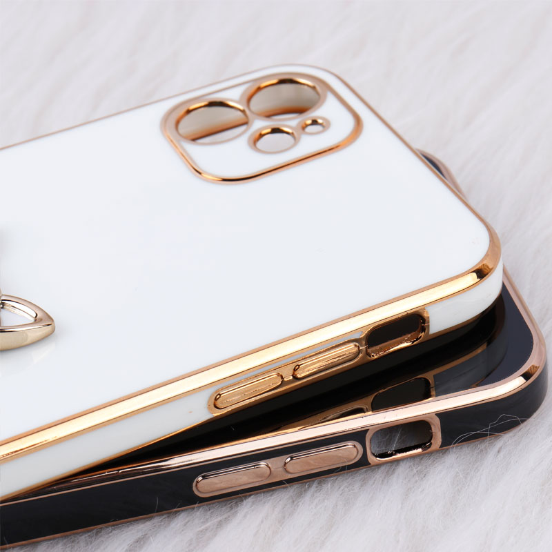 قاب براق My Case استند طرح سگ محافظ لنزدار iPhone 11
