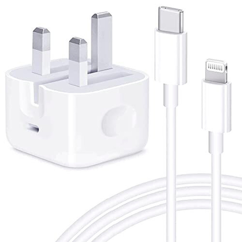شارژر دیواری اورجینال iPhone 14 Pro Max 3A PD 20W Type-C + کابل آیفونی