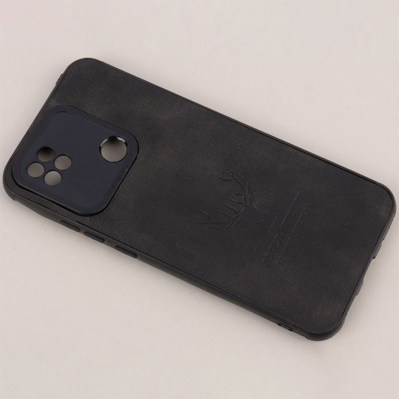 قاب چرمی محافظ لنزدار طرح گوزن Xiaomi Redmi 10A