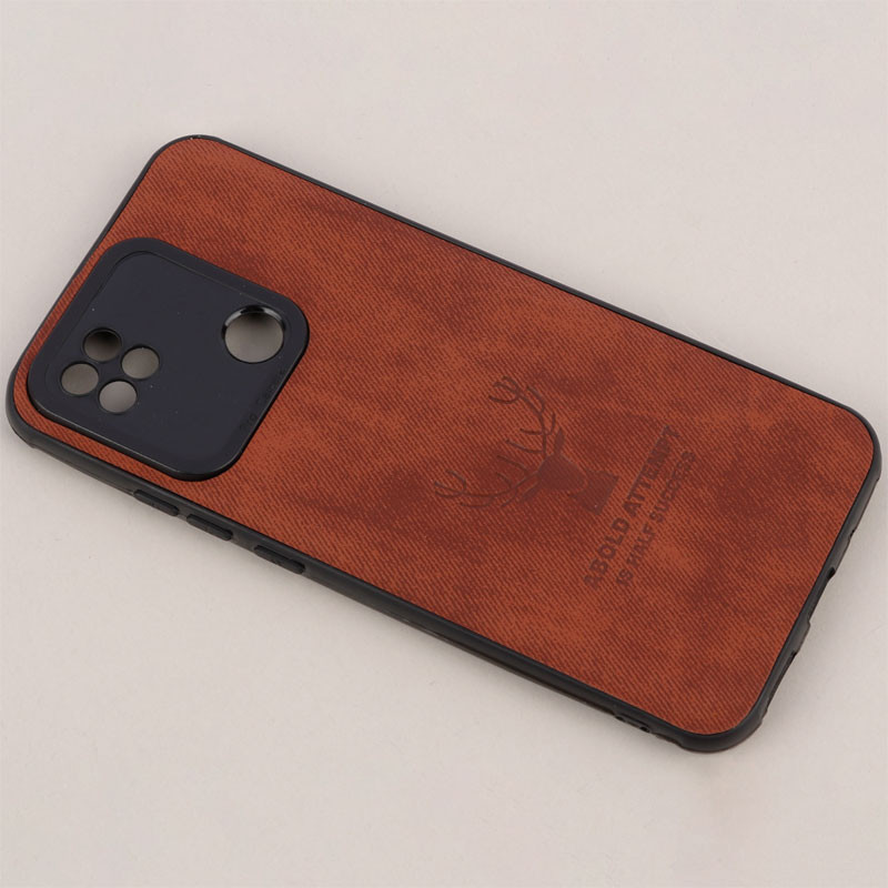 قاب چرمی محافظ لنزدار طرح گوزن Xiaomi Redmi 10A