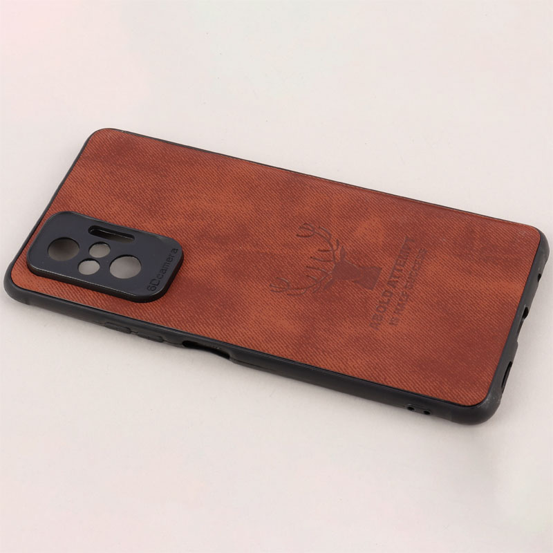 قاب چرمی محافظ لنزدار طرح گوزن Xiaomi Redmi Note 10 Pro