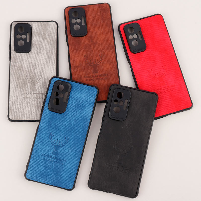 قاب چرمی محافظ لنزدار طرح گوزن Xiaomi Redmi Note 10 Pro
