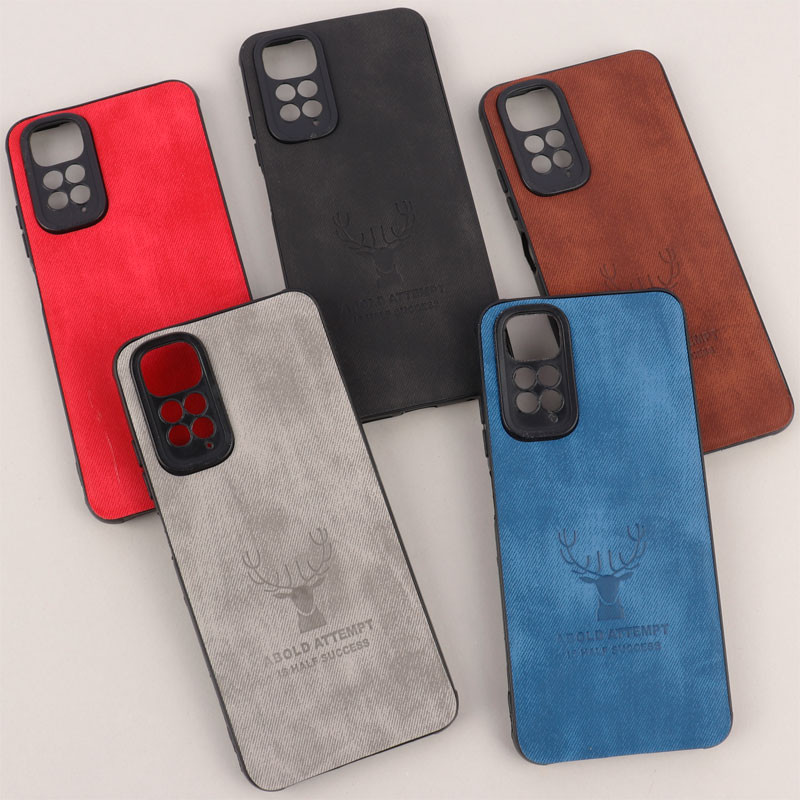 قاب چرمی محافظ لنزدار طرح گوزن Xiaomi Redmi Note 11 / 11s
