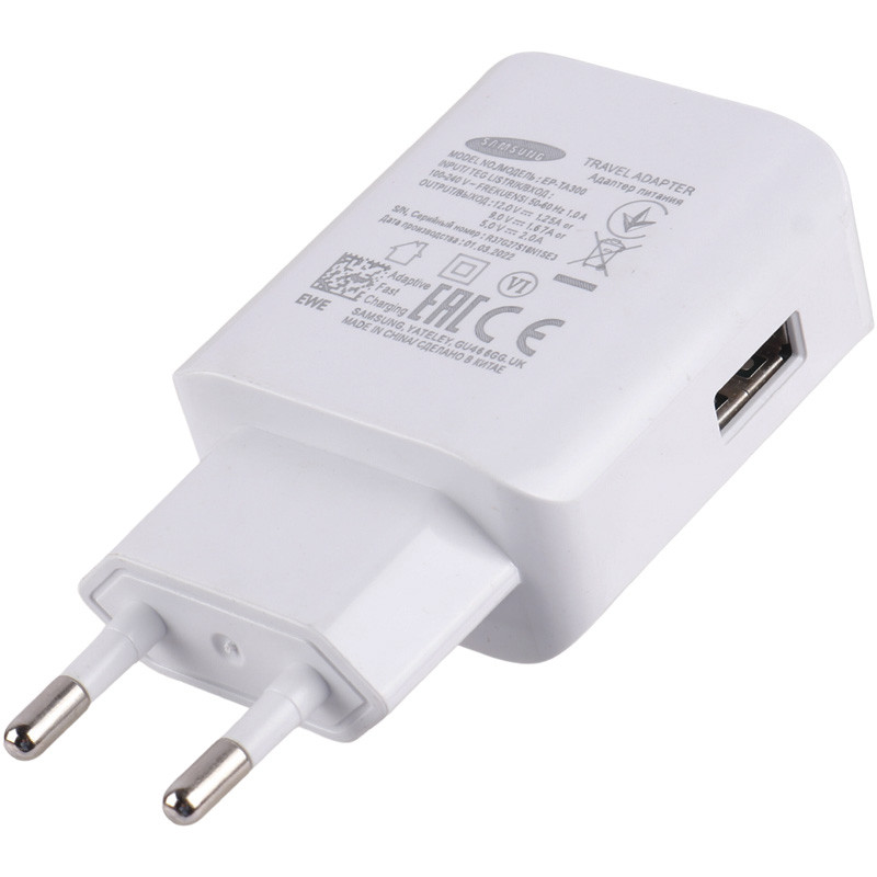 شارژر دیواری فست شارژ Samsung TA300 2A PD 15W + کابل میکرو یو اس بی