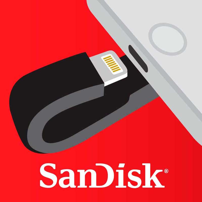 فلش 16 گیگ سن دیسک SanDisk iXpand OTG Lightning USB3.0