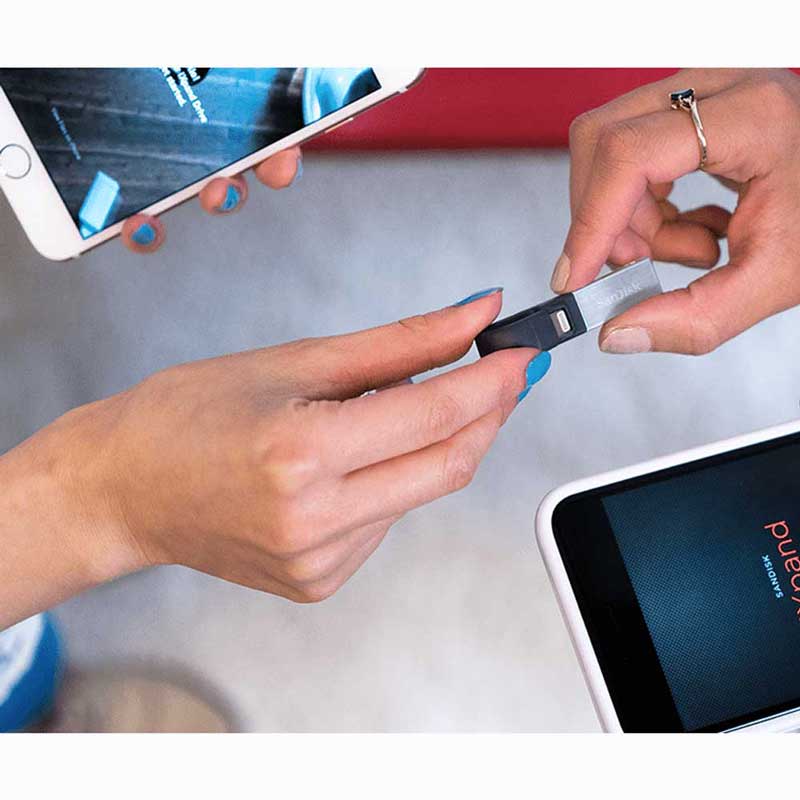 فلش ۳۲ گیگ سن دیسک SanDisk iXpand OTG Lightning USB3.0
