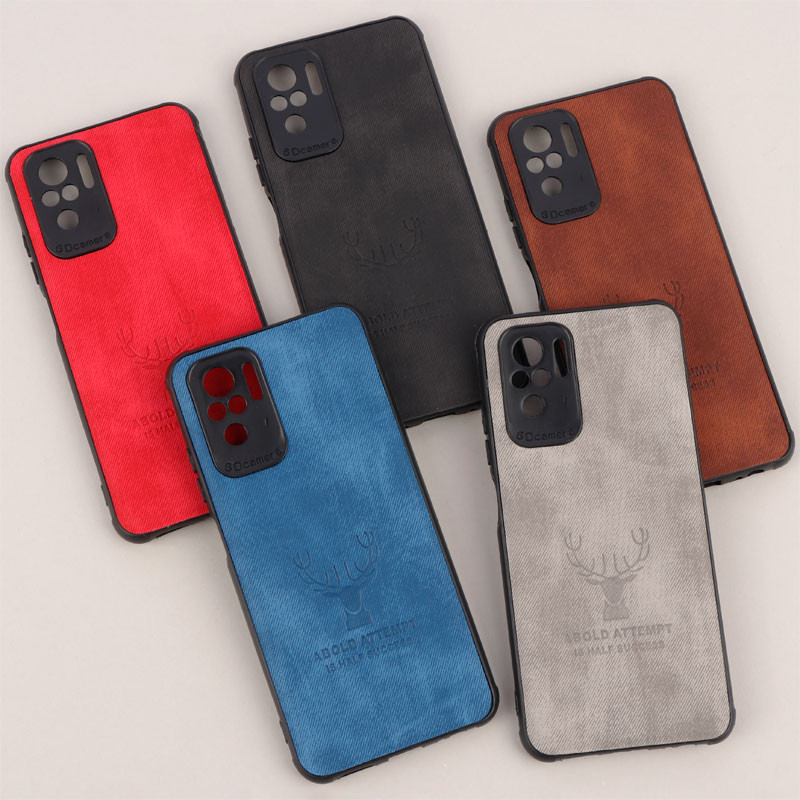 قاب چرمی محافظ لنزدار طرح گوزن Xiaomi Redmi Note 10