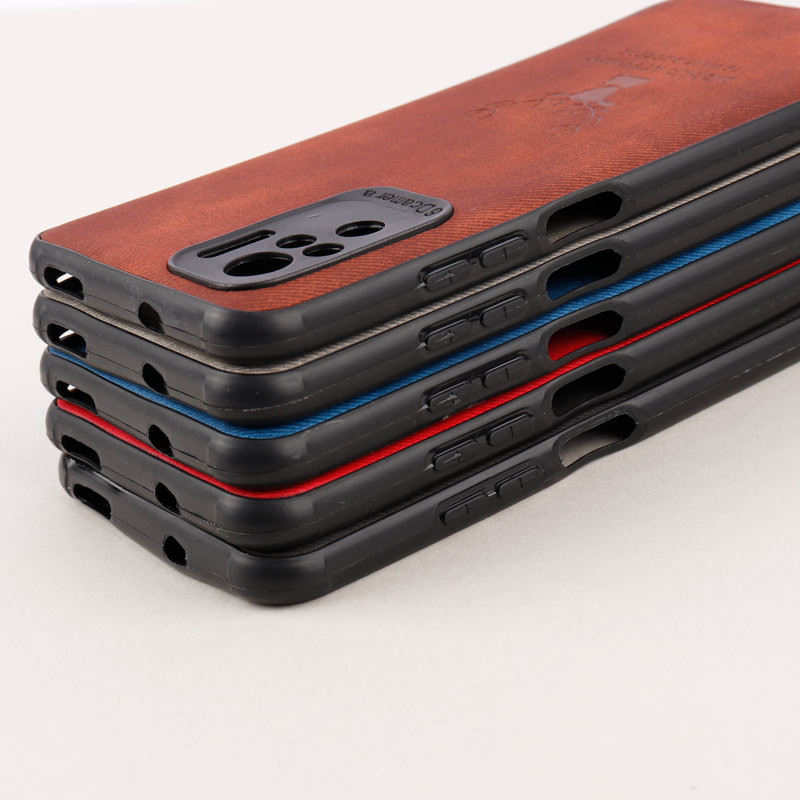 قاب چرمی محافظ لنزدار طرح گوزن Xiaomi Redmi Note 10