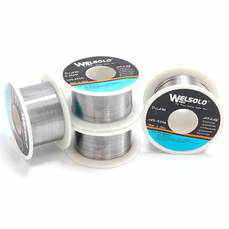 سیم لحیم قرقره ای Welsolo VVS-633A 30g بسته 10 عددی