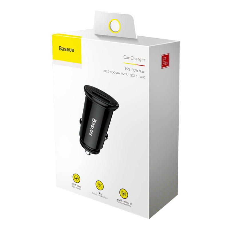 شارژر فندکی فست شارژ Baseus CCALL-YS QC4.0 5A PD 30W