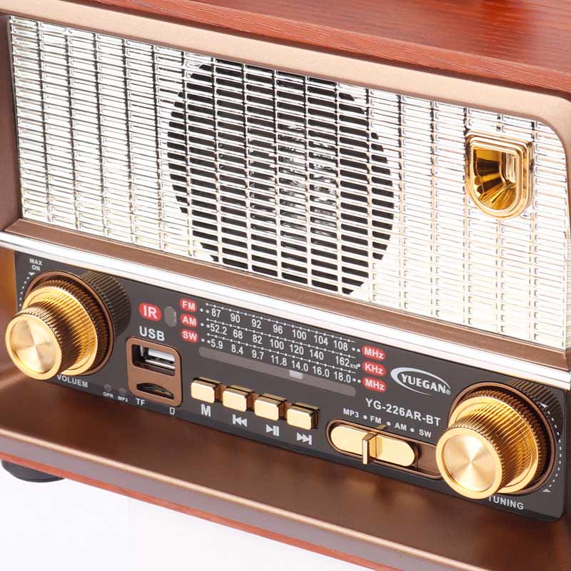 رادیو اسپیکر بلوتوثی رم و فلش خور Yuegan YG-226AR-BT + ریموت کنترل