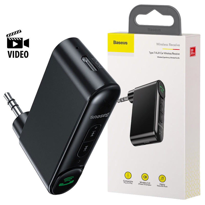 دانگل بلوتوث خودرو شارژی Baseus WXQY-01 AUX