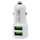 شارژر فندکی فست شارژ LDNIO C309 3.6A 18W + کابل آیفونی