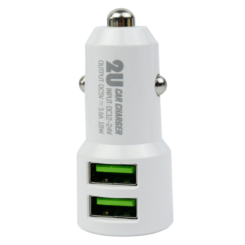 شارژر فندکی فست شارژ LDNIO C309 3.6A 18W + کابل آیفونی