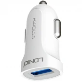 شارژر فندکی LDNIO DL-C17 1A + کابل میکرو یو اس بی