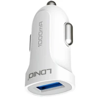 شارژر فندکی LDNIO DL-C17 1A + کابل میکرو یو اس بی