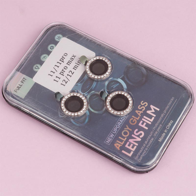 محافظ لنز رینگی نگین دار iPhone 11 / 11 Pro / 11 Pro Max / 12 / 12 Mini