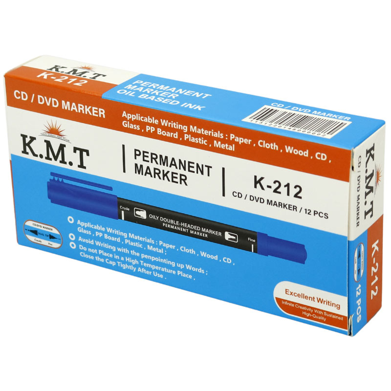ماژیک CD دوسر K.M.T K-212 بسته ۱۲ عددی