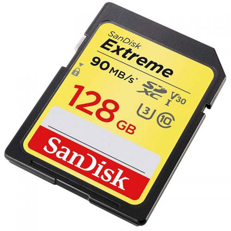 رم اس دی ۱۲۸ گیگ سن دیسک SanDisk Extreme U3 90MB/s