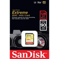 رم اس دی ۱۲۸ گیگ سن دیسک SanDisk Extreme U3 90MB/s